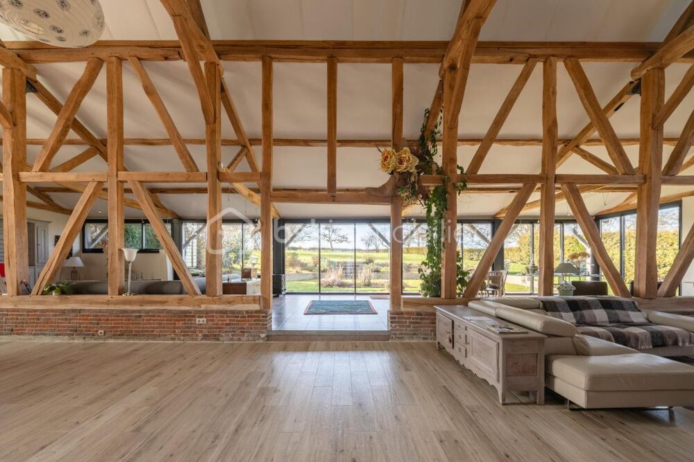 Vente Maison Ensemble Immobilier : somptueux loft avec ses grands volumes + sa longère indépendante, le tout sur un terrain clos et arboré ! Ervy le chatel