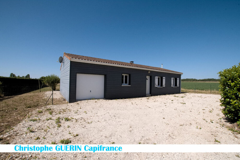 À VENDRE  Magnifique pavillon de plain-pied avec grand terrain de 1 500 m² à Mansle