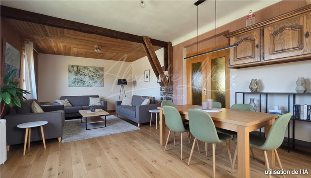 Propriété aux volumes exceptionnels avec jardin et vue montagne