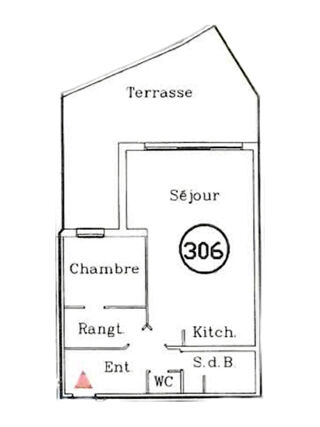  Appartement � vendre 2 pi�ces 68 m�