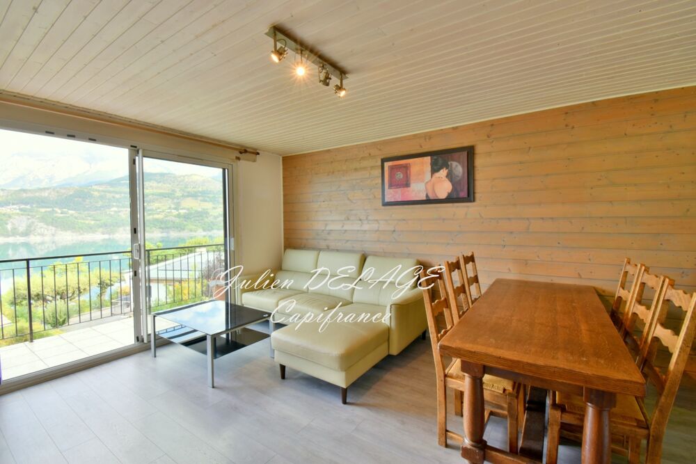 Vente Appartement Savines-le-Lac – Appartement rénové avec vue imprenable sur le lac de Serre-Ponçon, balcon et terrasse plein sud Savines le lac