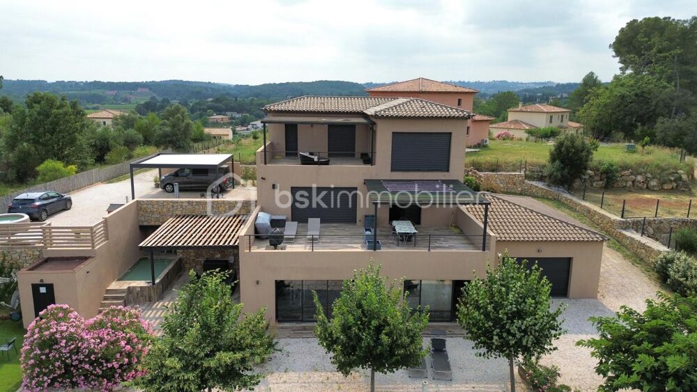 A DRAGUIGNAN (VAR) - COL DE L'ANGE - MAISON D'ARCHITECTE - 255 M² - PISCINE - GARAGE