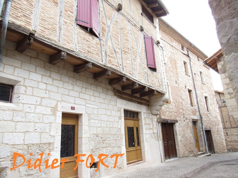 Vente Maison GRANDE MAISON MEDIEVALE  DE VILLAGE ENTIEREMENT RENOVEE DPE EN B AVEC UNE PETITE MAISON QUI SERT DE GARAGE   290000€ Castelnau de montmiral