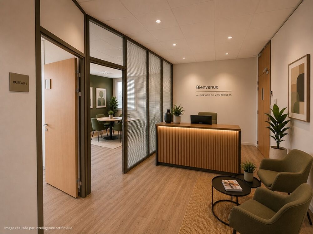   Plateau de bureaux à vendre SAINTE FOY LES LYON (69), bureaux d'une surface de 190 m² (partie privative) et 20 m² de parties com 