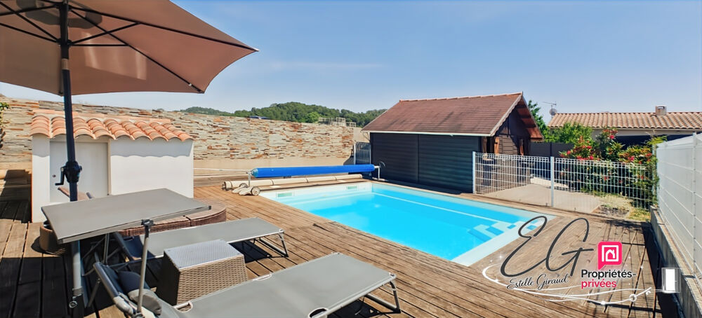 Vente Maison VILLEGLY : Villa de plain-pied avec piscine et jacuzzi Villegly