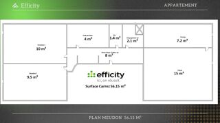  Appartement � vendre 3 pi�ces 56 m�