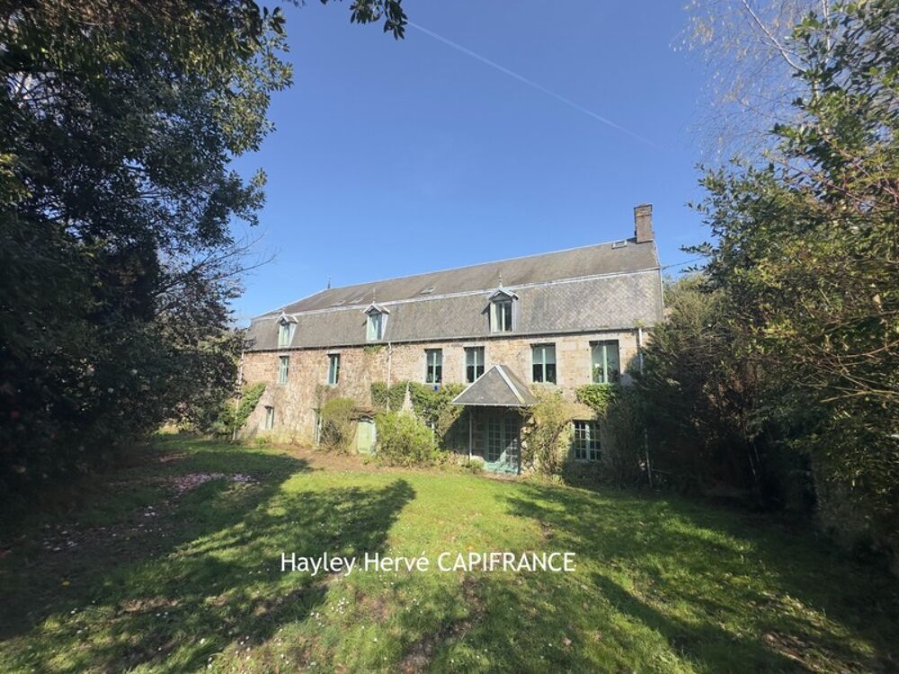 Ancien moulin de caractère à vendre avec maison damis, appartement et 2 ha - 15 pièces PERCY EN NORMANDIE (50)