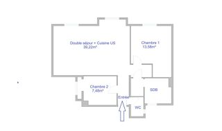  Appartement � vendre 4 pi�ces 70 m�