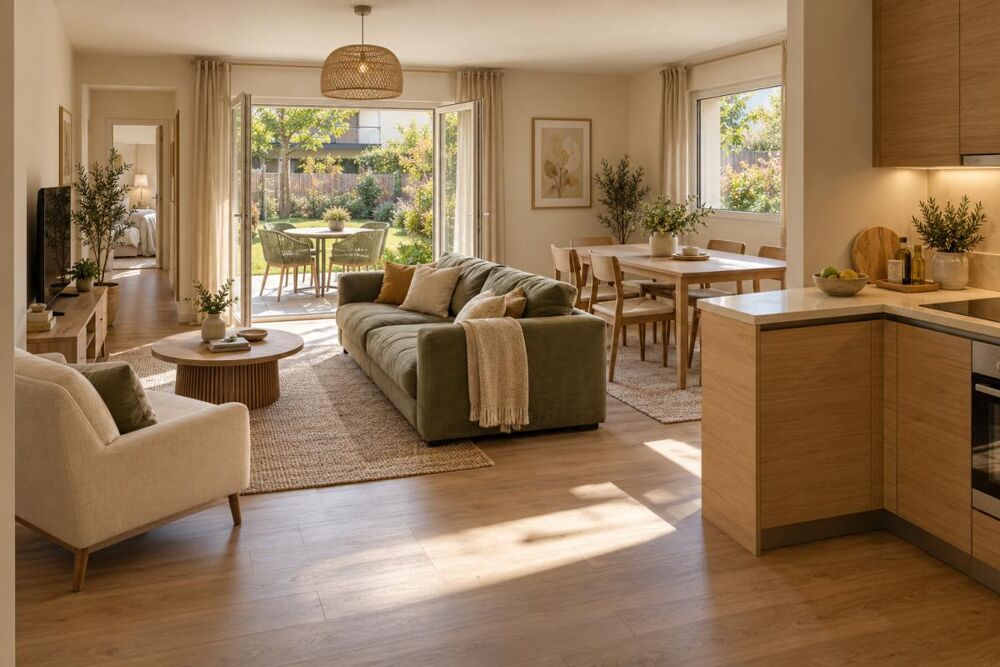 Vente Appartement **Deux chambres, une terrasse et votre jardin à Tresses** Tresses