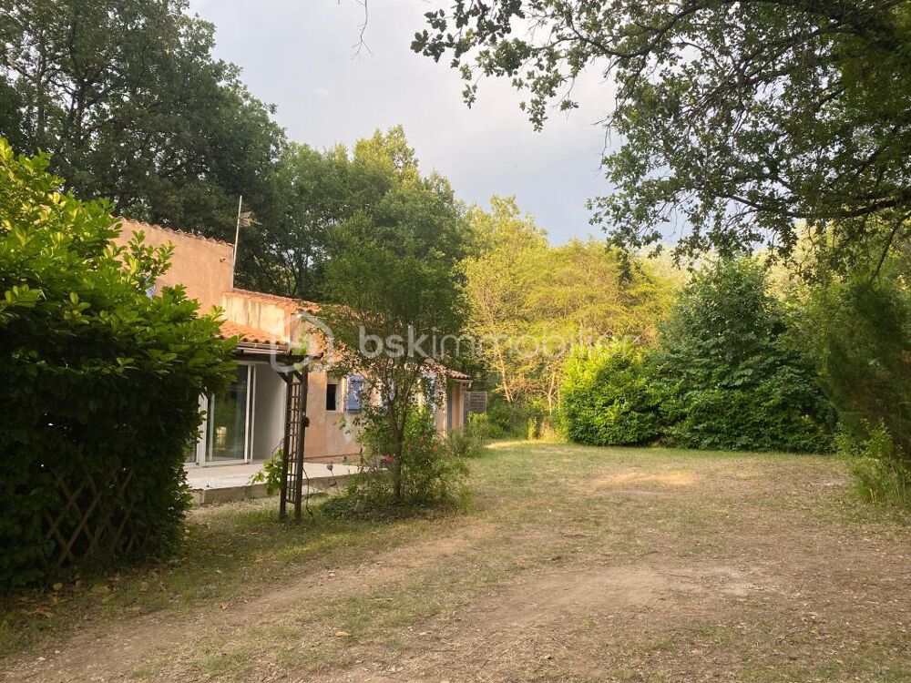 Saint-Martin-de-Castillon (84750) - Maison plain-pied avec mezzanine - 3 chambres - jardin clôturé de 1 055 m²
