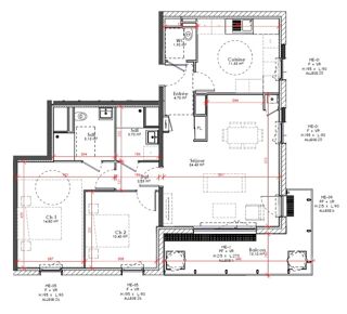  Appartement à vendre 3 pièces 79 m²