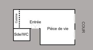  Appartement � vendre 1 pi�ce 21 m�