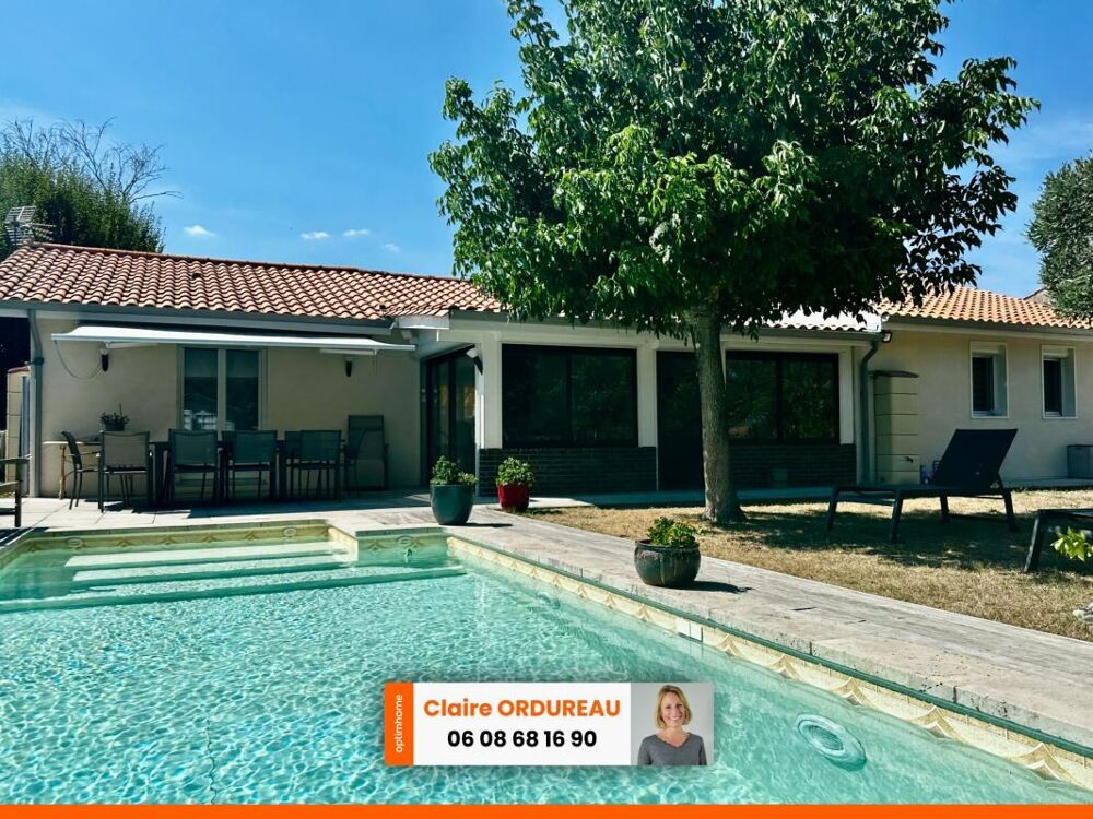 Vente Maison Maison 143m2 - 5 chambres - garage - piscine - environnement très calme Saint caprais de bordeaux