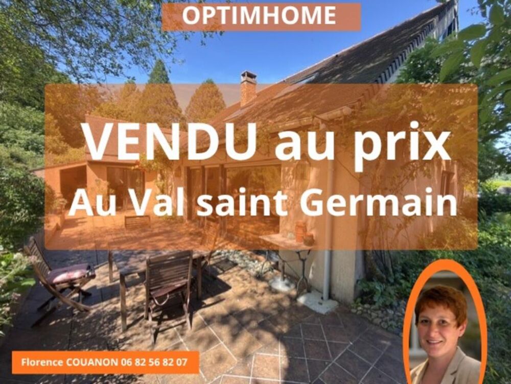 Val Saint-Germain 91530. 45 KM DE PARIS  Propriété rare sur 9788 M², Belle maison 157 m² avec 5 chambres. DPE /D