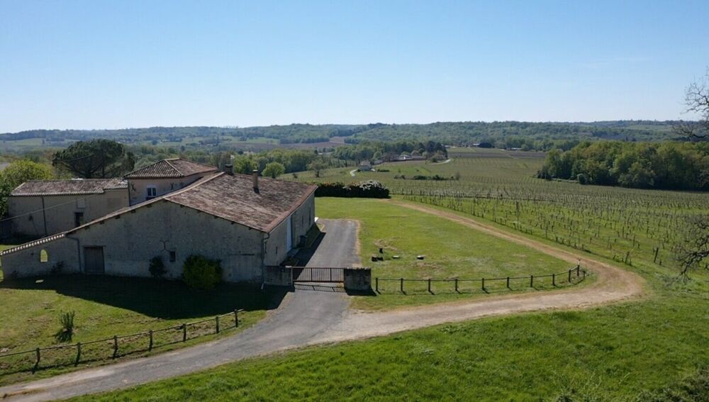 Entre-deux-Mers, maison ancienne rénovée avec vue dominante