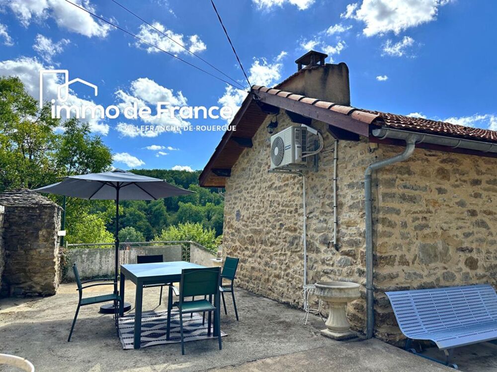 Vente Maison Villefranche de Rouergue, maison en pierre 2 chambres 69 m2 Villefranche de rouergue