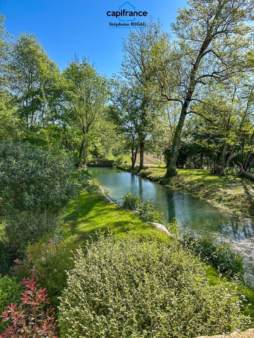 Propriete à vendre 6 pièces proche de MONTCUQ (46), moulin et dépendances sur terrain de 1,67 ha