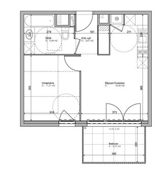 Location Appartement Beau T2 avec parking et balcon à Evian-les-bains Evian les bains