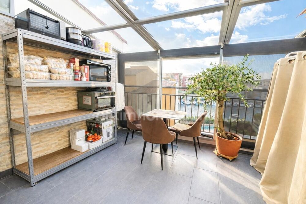 Vente Appartement Studio Cabine 35m2 rénové – Vue canal et piscine – Cap d'Agde (34) Agde