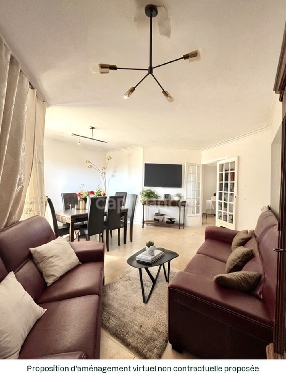 Appartement à vendre spacieux F4 avec deux balcons