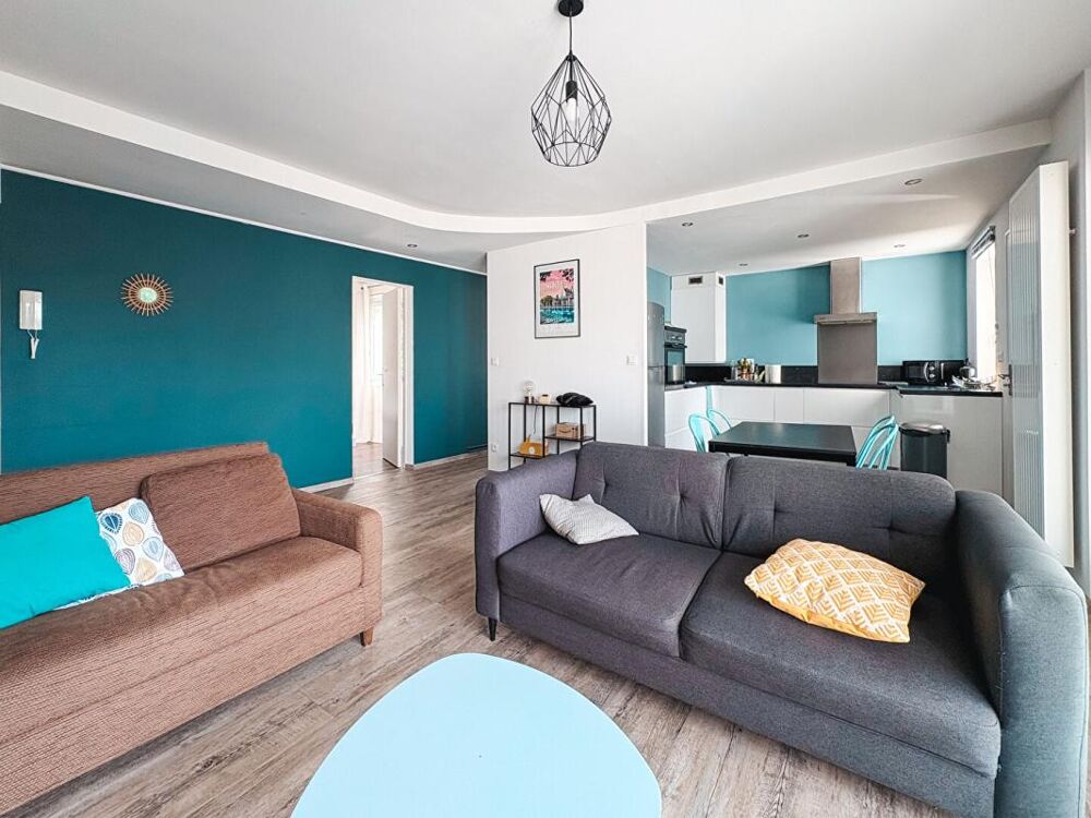Appartement 4 chambres - terrasse et parking - Nantes Barberie