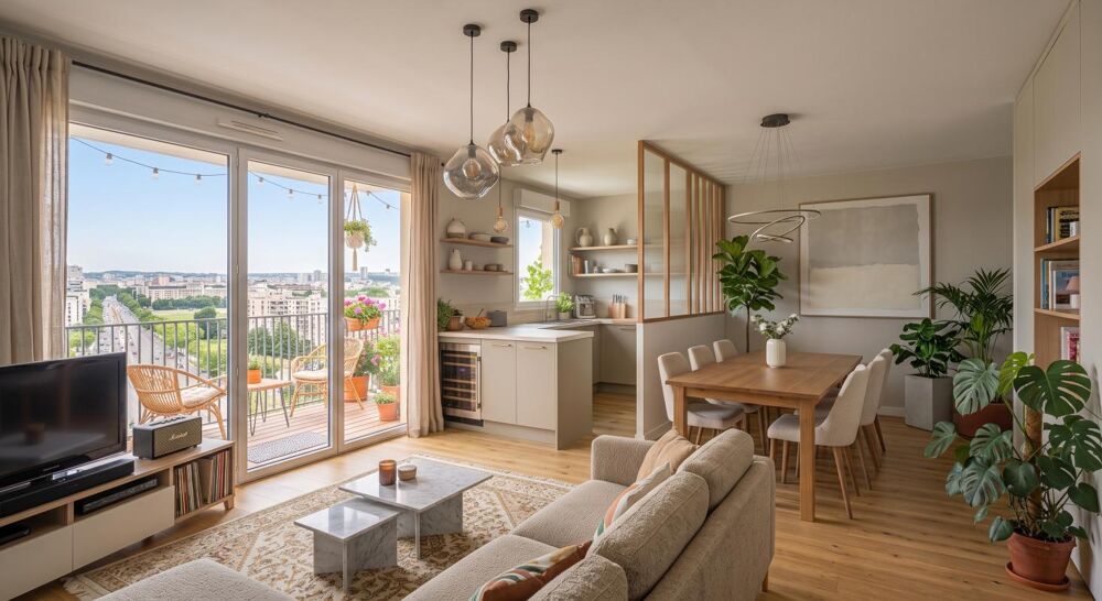 Vente Appartement ***Bel appartement en DERNIER ETAGE avec extérieur et 2 places de PARKING 1/2 SOUS SOL !!*** Bordeaux