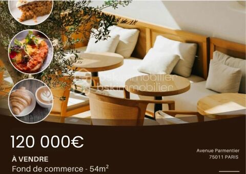 Fond de commerce - Salon de th&eacute; 120000 75011 Paris 11e arrondissement