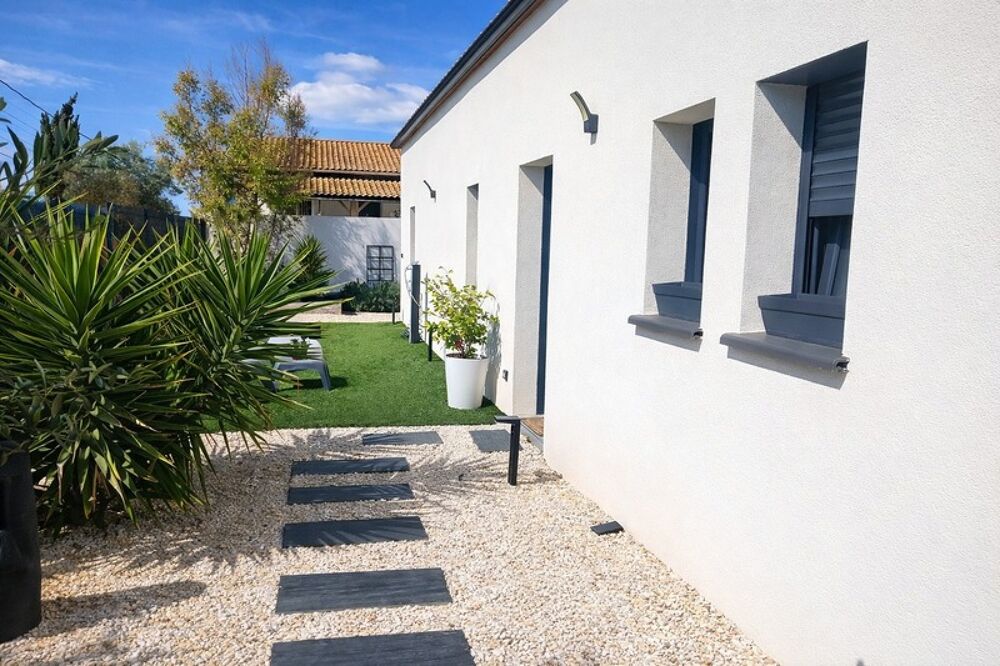 Villa plain-pied contemporaine 3 chambres avec suite parentale et terrain piscinable