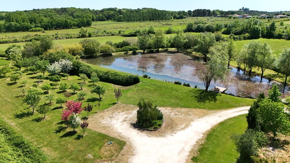 Propriété avec étang et 4,2 ha  Deux habitations modulables  Cadre naturel rare