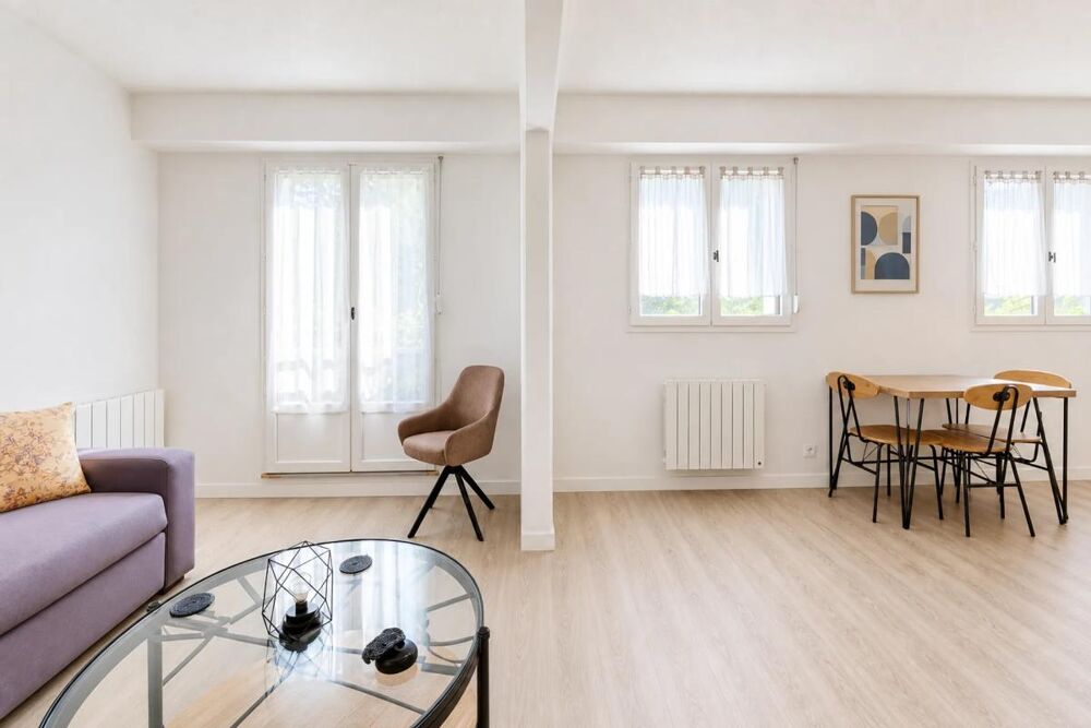 Appartement de 50m², 2 pièces, 1 chambre, en rez de chaussée