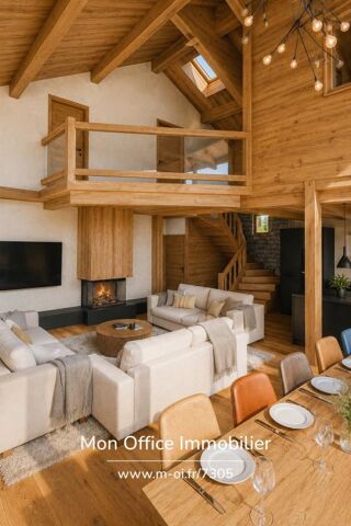 Vente Maison Référence : 7305-MBE - Chalet Haut de Gamme - 6 chambres - 220m² Le monetier les bains