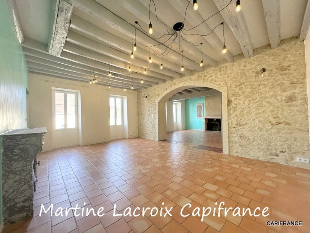 Dpt SARTHE (72), à vendre SCEAUX SUR HUISNE (72) - MAISON BOURGEOISE P8 de 220 m² - Terrain de 1000 M²