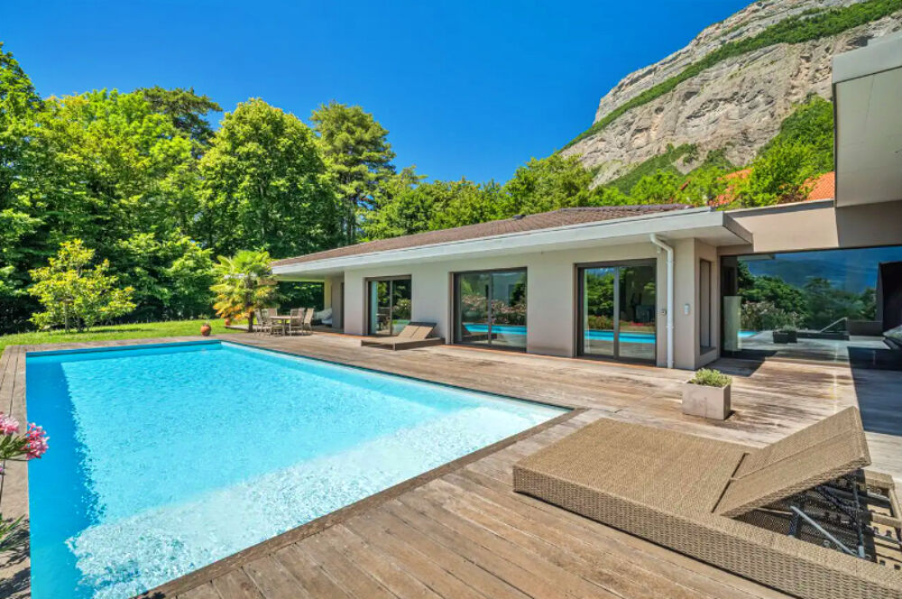 Vente Maison Meylan maison d'architecte contemporaine de plus de 300 m²  - Vue Belledonne & Piscine Meylan