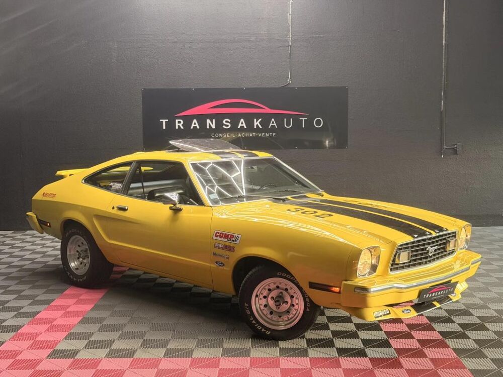 Mustang II COBRA 2 FASTBACK V8 5.0L BOITE AUTOMATIQUE UNIQUE Ford 1975 occasion 73000 Chambery