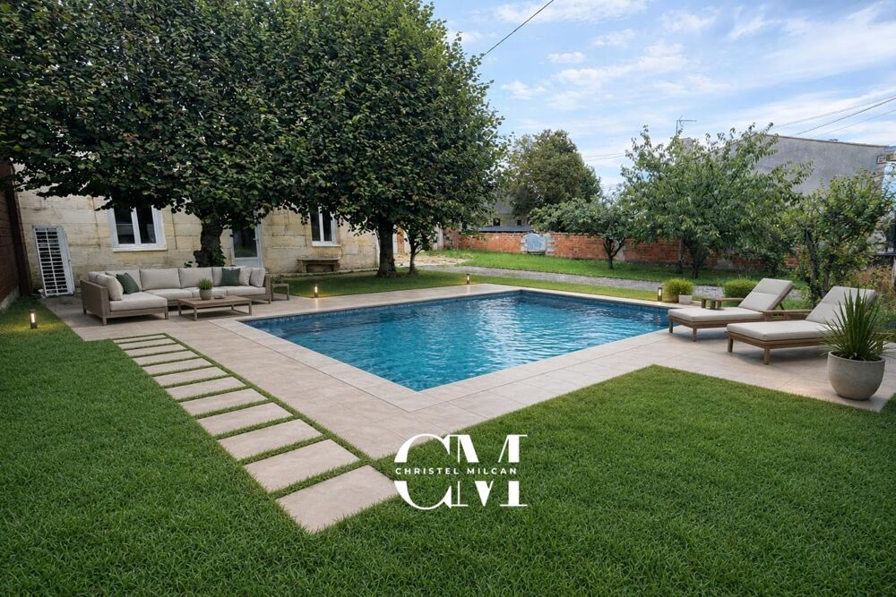 Vente Maison Echoppe Le Bouscat 5 pièces 126 m2 sur une parcelle de 540 m2 avec garage et stationnement Le bouscat