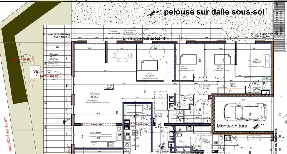 Appartement Vetraz Monthoux 5 pièce(s) 131 m2 + Terrasse + Jardin