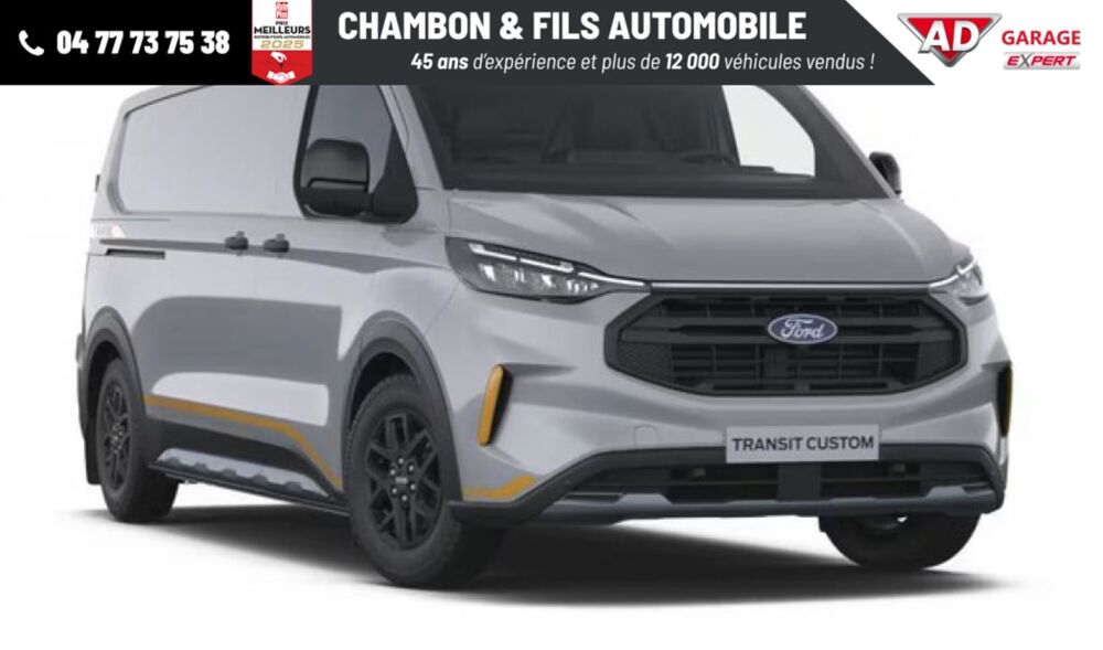 Transit Custom FOURGON FGN 320 L2H1 2.0 ECOBLUE 170 CH BVA8 4X4 TRAIL prix 2026 occasion 42320 La Grand-Croix