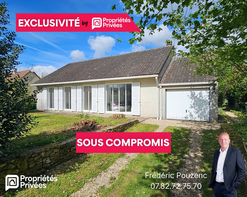 Houdan 8 mn / Proche Gambais / Maison plain-pied 3/4 chambres
