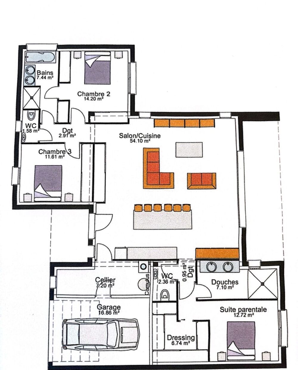 Vente Terrain MAGALAS(34) A VENDRE TERRAIN CONSTRUTIBLE DE 919 m2 AVEC VILLA PLAIN PIED 4 FACES, SECTEUR CALME Magalas