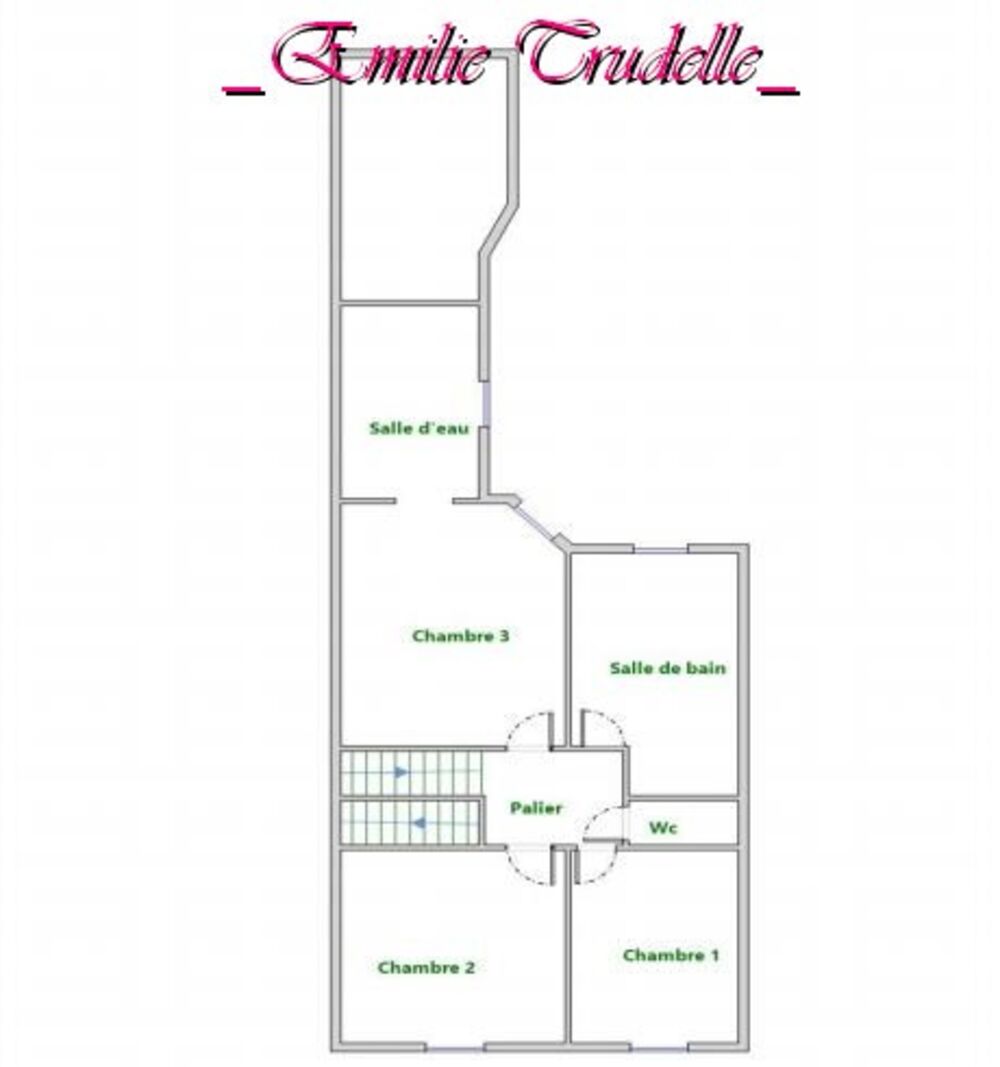 Vente Maison Maison à vendre 5 pièces  (72) 125 m² -3/5 chambres – jardin clos 300 m² – dépendances – Saint-Calais Saint calais