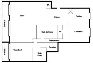  Appartement � vendre 3 pi�ces 86 m�