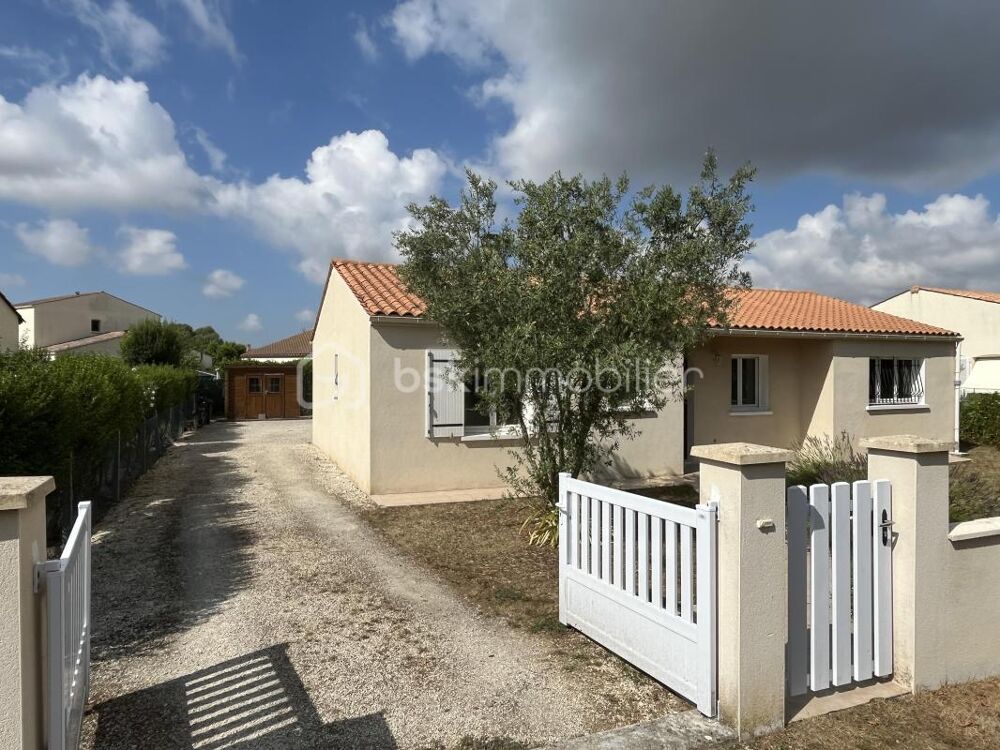 SAUJON - maison plain-pied 91 m2 sur terrain clos 560 m2