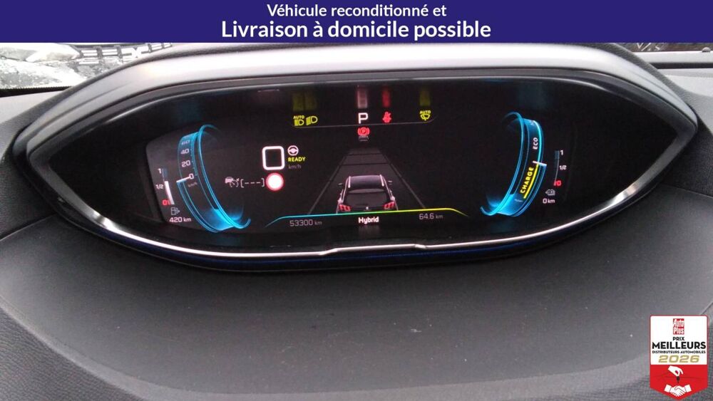 3008 Hybrid 225 e-EAT8 Allure Pack + CIty 2 2021 occasion 10150 Lavau