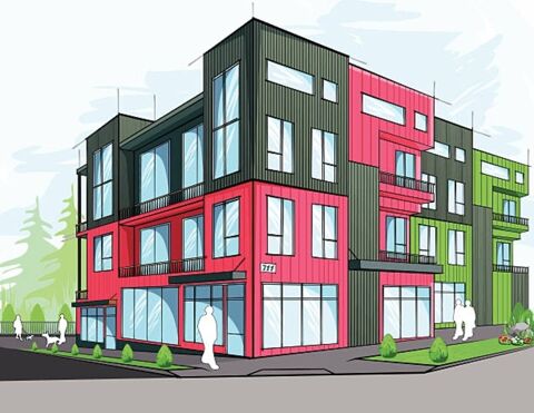 BÂTIMENT DE 420 M2, BUREAUX, 2 GARAGES DE 60 ET 80 M2, CRÉATION PLUSIEURS HABITATIONS, COUR, STATIONNEMENT 45000 42430 Saint just en chevalet