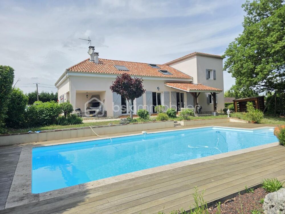 Vente Maison MAISON 195 m²- 5 CHAMBRES- JARDIN 3580 m²-TERRASSE COUVERTE-PISCINE-GARAGE Sainte colombe en bruilhois
