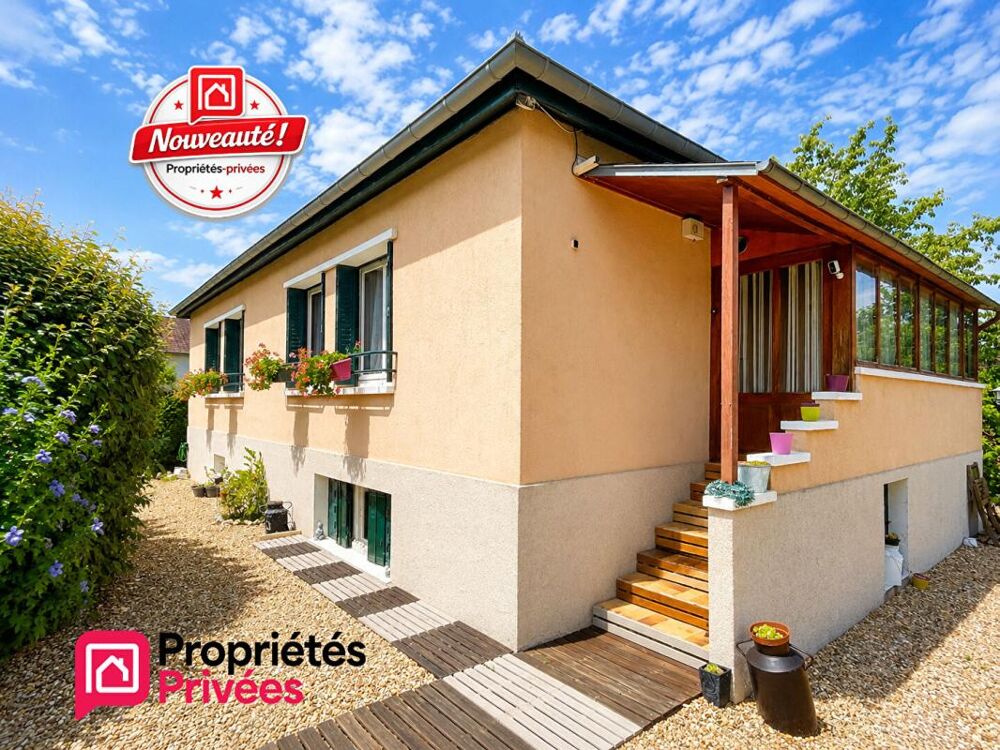Vente Maison Maison 83m2 2 à 3 chambres sous-sol jardin 490m2 189500FAI Garennes sur eure