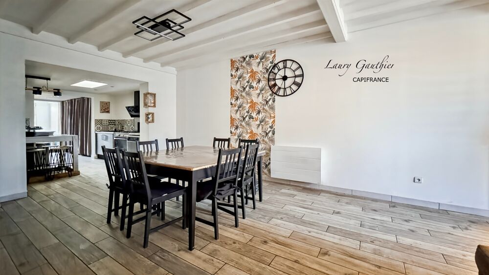 Maison 111 m² avec jardin Sud-Ouest  Centre-ville de Linselles (59126)