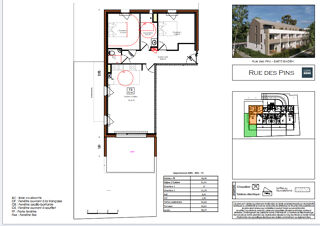  Appartement  vendre 4 pices 72 m