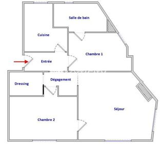  Appartement � vendre 3 pi�ces 52 m�