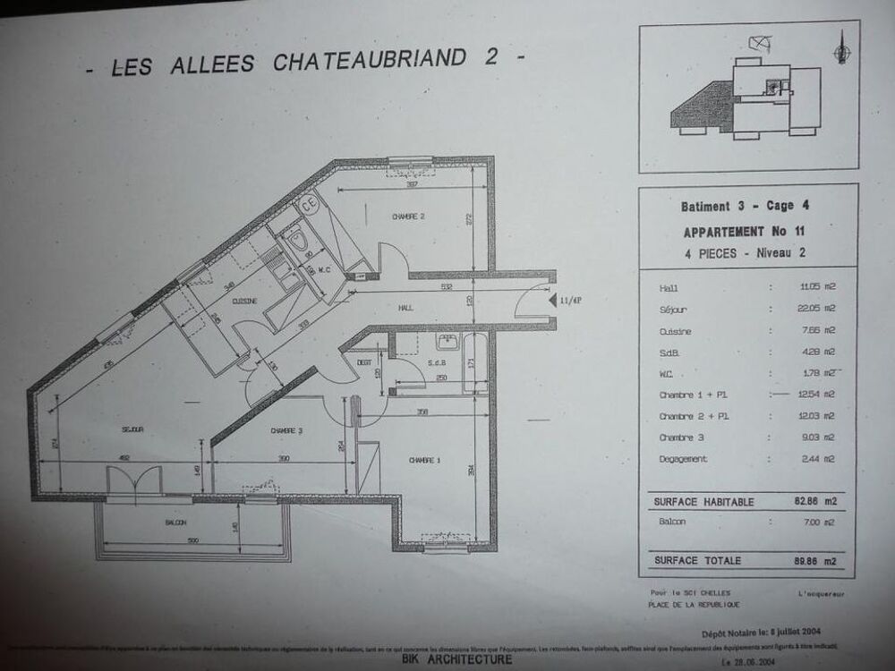 Location Appartement Appartement de 83m2 à louer sur Chelles Chelles